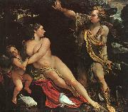 Annibale Carracci Venus, Adonis and Cupid painting
